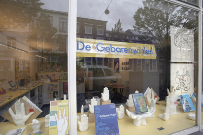 Etalage Gebarenwinkel